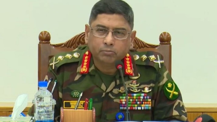 নির্বাচন না হওয়ার কোনো সুযোগ নেই : সেনাপ্রধান